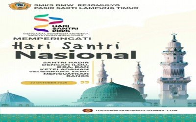 SMK BMW REJOMULYO MEMPERINGATI HARI SANTRI NASIONAL 22 OKTOBER 2025