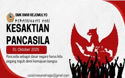 SMK BMW REJOMULYO MEMPERINGATI HARI KESAKTIAN PANCASILA RABO 01 OKTOBER 2025