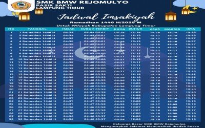 Jadwal Imsakiyah 1446 H/ 2025 M
