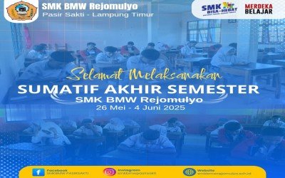 SUMATIF AKHIR SEMESTER (SAS) SMK BMW REJOMULYO PASIR SAKTI TAHUN PELAJARAN 2024/2025. BERBASIS CBT OFFLINE